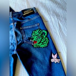 NWT Gucci High-Rise Skinney Denim with Tags Size 26